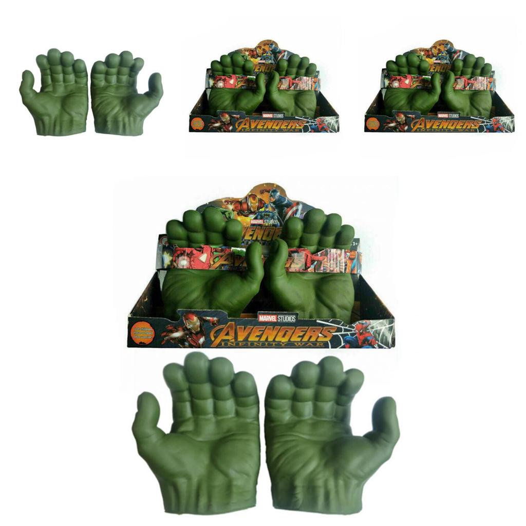 Green Hulk Gamma Fist Avengers Cosplay Gloves Soft Toy Party Gift