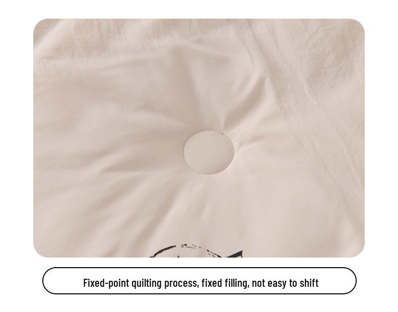 Class A Cotton Soybean Fiber Quilt - Thick, Warm, and Perfect for Spring, Autumn, or Winter; Ideal for Student Dormitories.