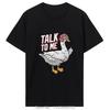 Top Gun Maverick Goose Personalized Cotton Tshirt For Unisex Unisex Streetwear Fitness Tees Film Original Graphic Apparel Casual