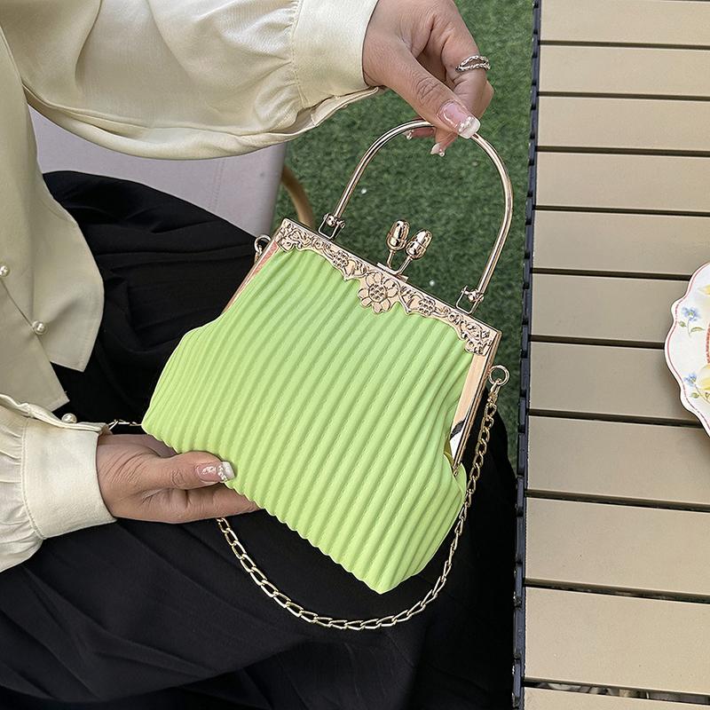 Evening Shoulder Bag Bag Clutch Shiny  Bucket Bag for Party Wedding Date Night Chain Shoulder Bag