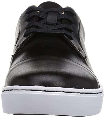 World March Gentry GE101 Men's Sneakers, Waterproof, Rain or Shine, Genuine Leather, 4E, Sizes 24.5-28cm, Black, Size 24.5cm