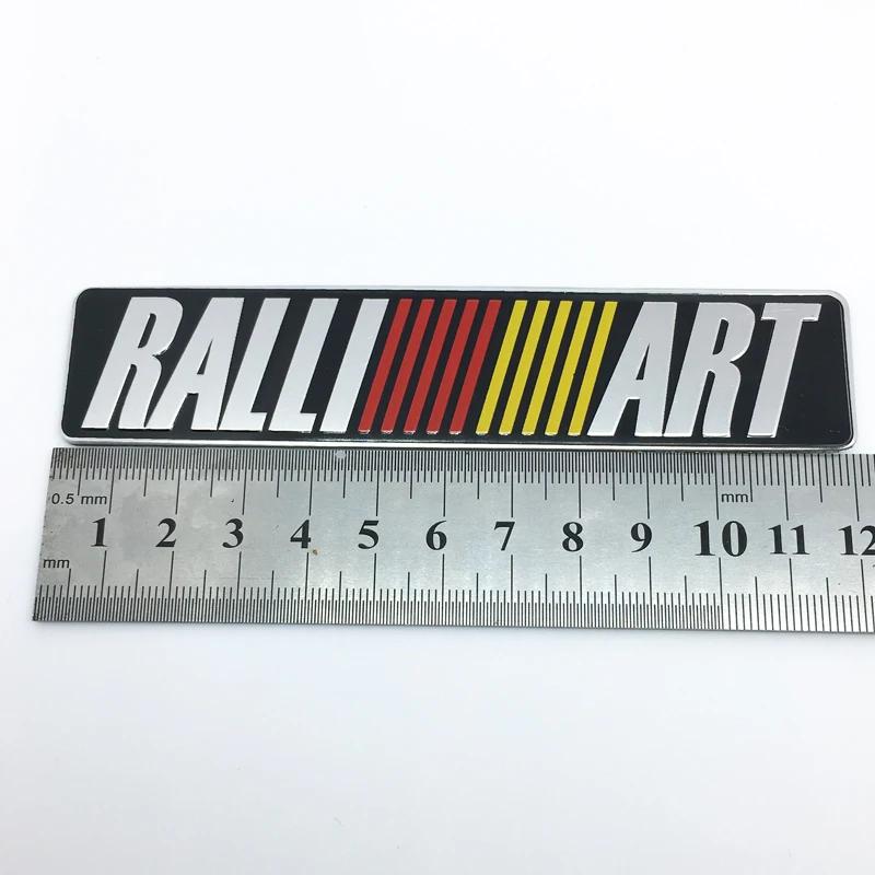 3D hliníkové samolepky písmena RALLIART logo odznak na auto nálepky příslušenství pro ancer asx outlander pajero galant Mitsubishi