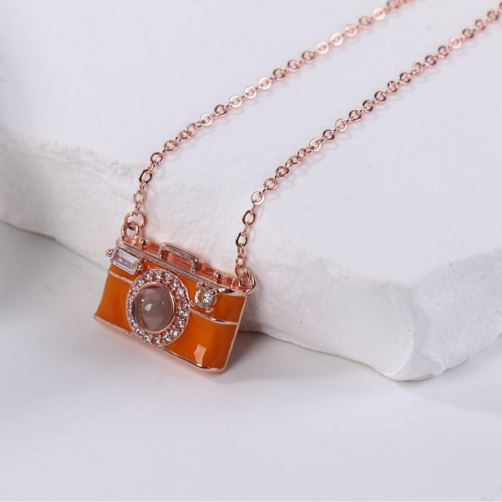 Custom Photo Keychain - DIY Personalized Camera Keychain with Portrait or Picture