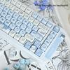 MOA yüksekliği dondurma ayısı tuş başlığı mavi sevimli çizgi film süblimasyon tuş başlığı 75 98 mekanik klavye tuş başlıklarının tam seti