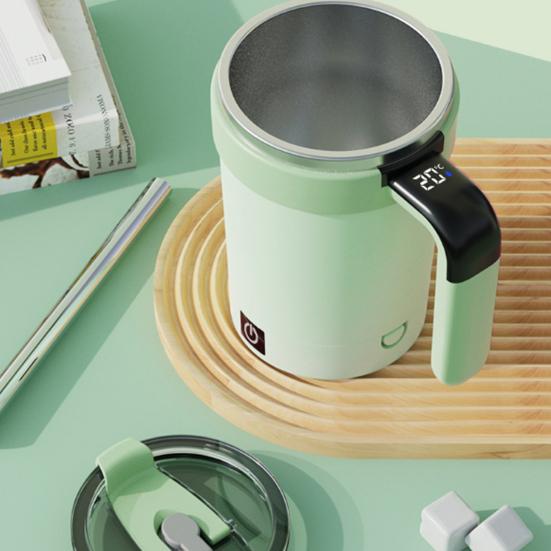 Automatický míchací hrnek na kávu Digitální displej teploty Izolovaný Chytrý Samomíchací Hrnek Přenosný Elektrický Míchací Hrnek do Kanceláře Školy