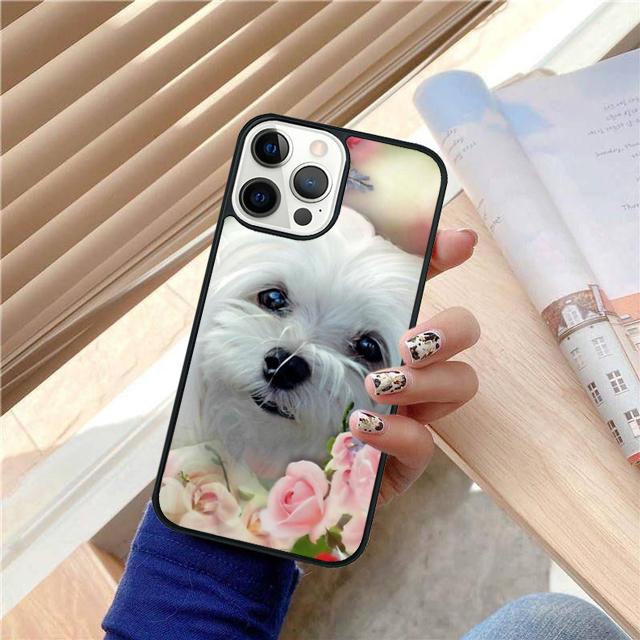 Maltese Dog Puppy Cute Coque Shell For iPhone 17 Air 15 16 Pro Max 14 13 12 11 Pro Max Plus Phone Case Cover