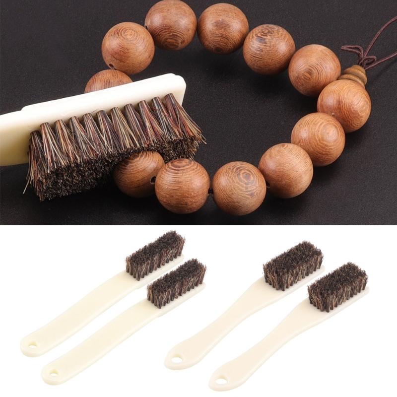 2pcs Long Handle Firm Bouldering  Brush Bouldering  Brush with Thick Hairs Bristles Bouldering Cleaner Tool