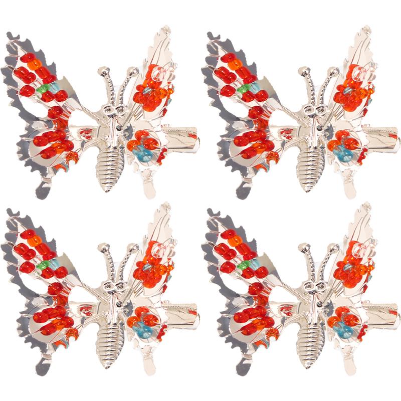 Move The Butterfly Spring Hair Clip Little Girl Super Girl Broken Duckbill Clip Hair Accessories