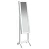 VidaXL Miroir sur pied blanc 34x37x146 cm 351763