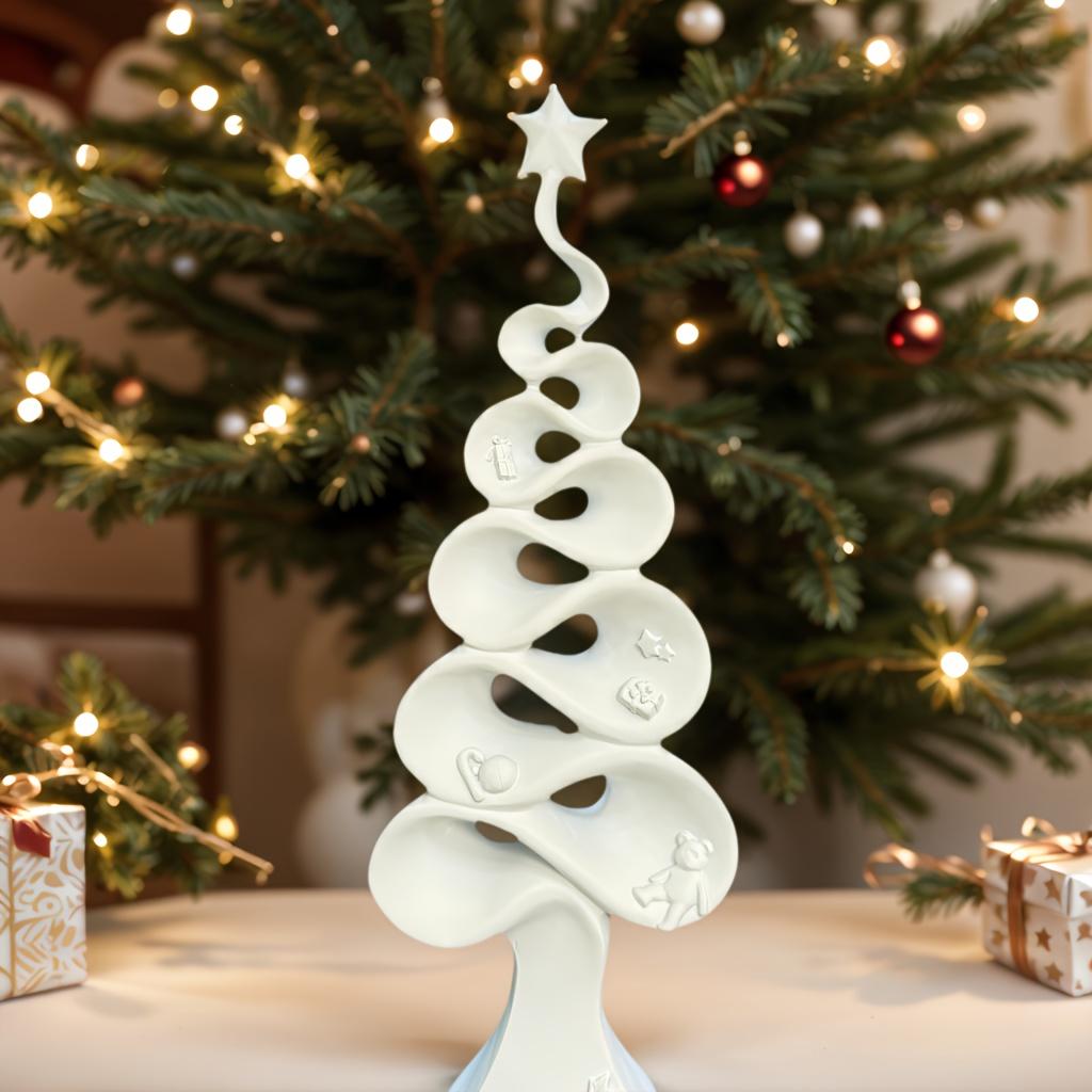 Abstract Christmas Tree Desktop Decoration Holiday Home Decor Ornament