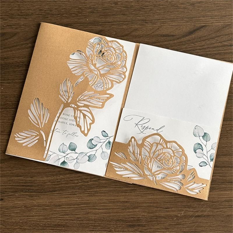 Hollowed Flower Cutting Dies Carbon Steel Die Cut Templates Decorative Embossing Paper Die for Card Making Scrapbooking