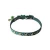 New Pet Dog Collar with Star Moon Pattern Gold Plated Buckle and Bell for Cats Dogs  Dog Harness and Leash Set Dogs Accessoires