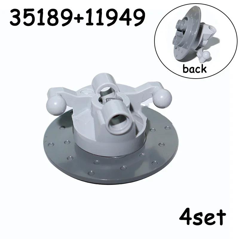 Non-Toxic Suspension Steering Hub Portal Axle Housing Drive Combination Moc Building Block Bricks Technical Parts 92906 32494 92909 35189