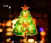 1pc Christmas Hanging LED Sucker Lamp Light Santa Claus Snowman Holiday Window Display  Year Decoration Xmas Party Supply