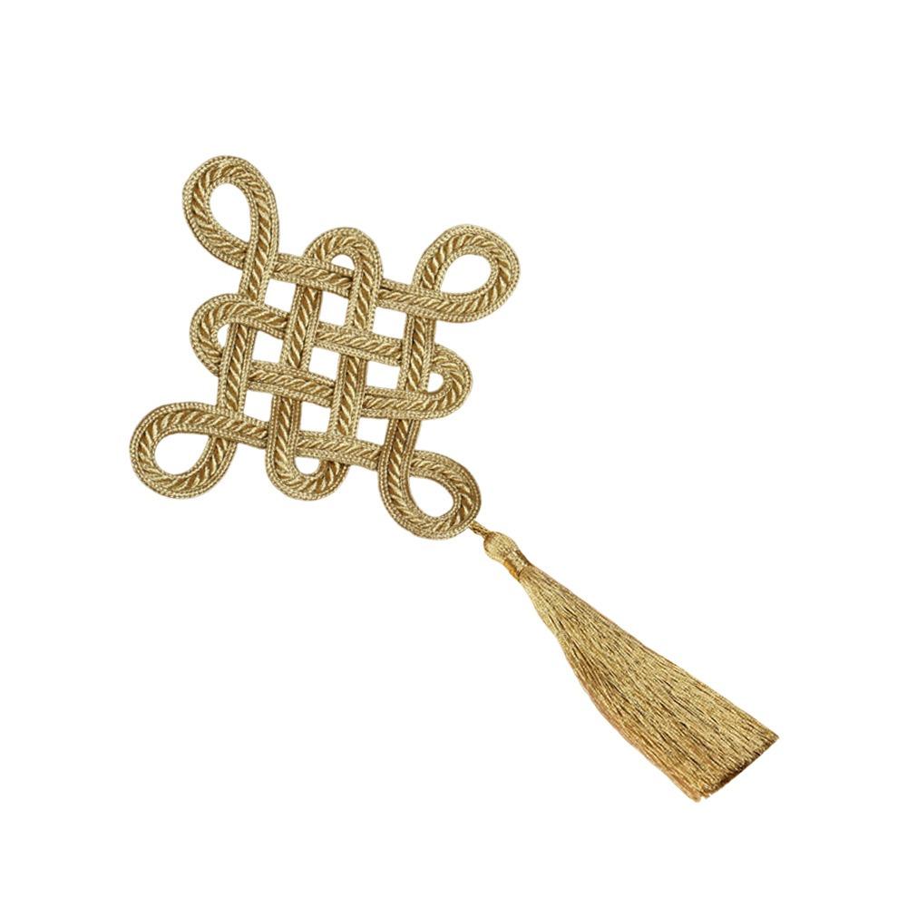 Golden Chinese Frog Buttons Flower Fastener Tang Suit Buttons  Handcraft Accessories