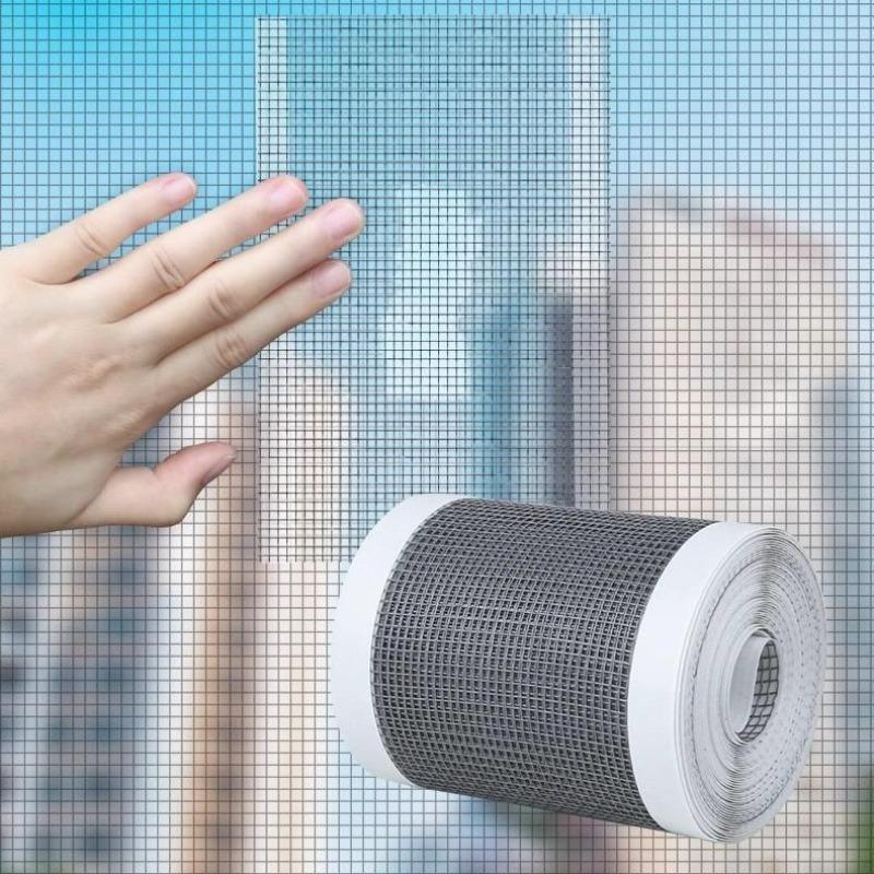 1-20Rolls Self Adhesive Screen Repair Tape Mosquito Net Patch for Window Hole Tear Leak Fixing Sticker DIY Mesh Repair Tool