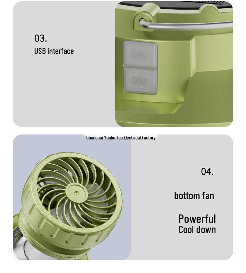 Portable Solar & Kerosene Rechargeable Camping Light for Home & Outdoor Use