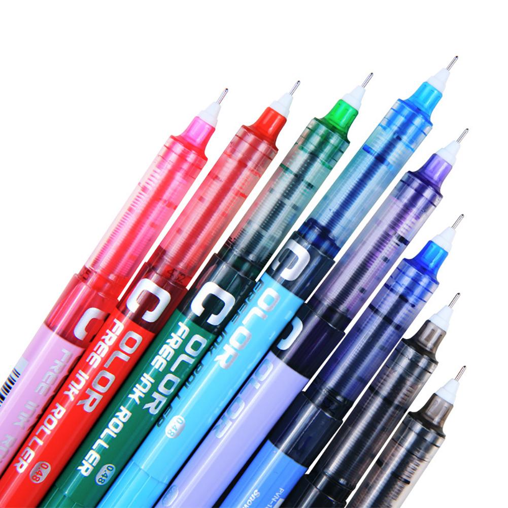 Multiple Colour Big Capacity Ink Fine Nib Gel Pen Student School Office Stationery Roller Ball Pen Ballpoint Pens