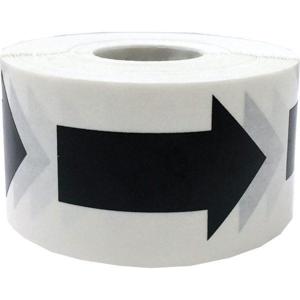 

1 Roll Arrow Sticker Labels, Self-Adhesive Arrow Shape Signs Marking Stickers for Scrapbooking, DIY Craft & Organizing чорний