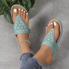 Fashion New Summer Platform Flip Flops Women 2024 Clip Toe Wedge Sandals Women Non Slip Casual Beach Slippers Big Size Slides Women