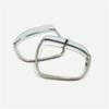 Chrome 2PCS Rearview Mirror Rain Eyebrow Cover Trim For Nissan Rogue 2021-2024