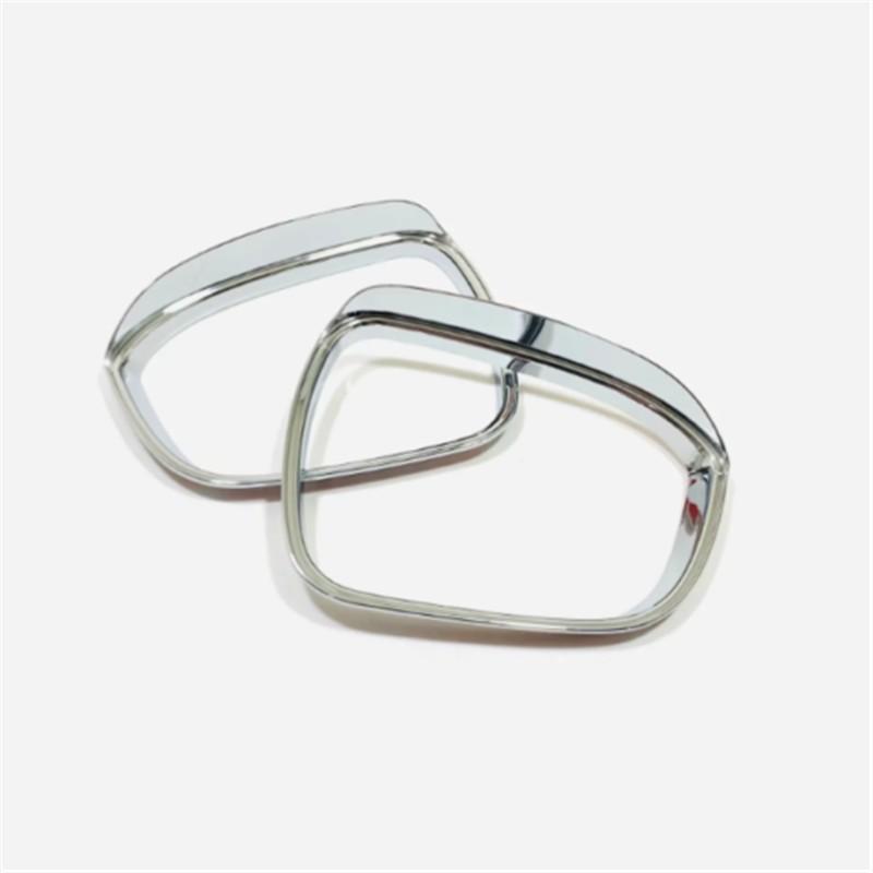 Chrome 2PCS Rearview Mirror Rain Eyebrow Cover Trim For Nissan Rogue 2021-2024