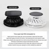 USB Rechargeable Solar Fan with Detachable Accessories - Pressure-Sensitive Motor for Strong Wind Power