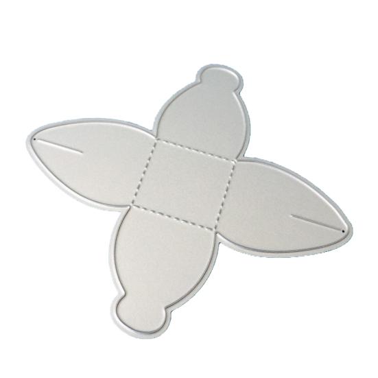 

Коробка с лакомствами для резки металла, штамп для скрапбукинга, ремесло из бумаги, DIY альбом, трафаретный резак серебряный