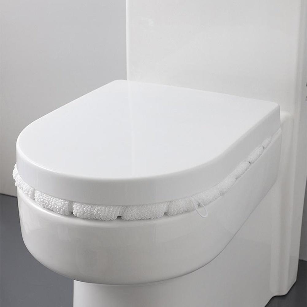 Toilet Seat Cover Closestool Lid Mat Polyester Material Soft Cushioning