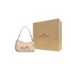 Coach X Peanuts Snoopy Collaboration Teri 24 Zipper Closure Snoopy And Friends Print Pebble Leather Underarm Bag Tote Shoulder Bag CE861-IMOQY