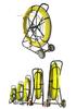 100m Fiberglass Wire Puller for Electrical, Fiber Optic, & Network Cables