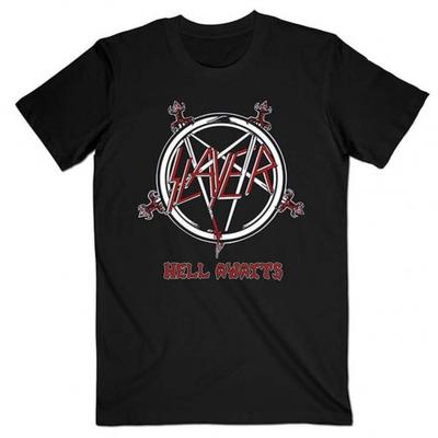 Slayer Unisex Adult Hell Awaits Tour Back Print T-shirt