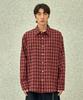 BALLUTE All Weather Over Silhouette Shirts (Red Check)