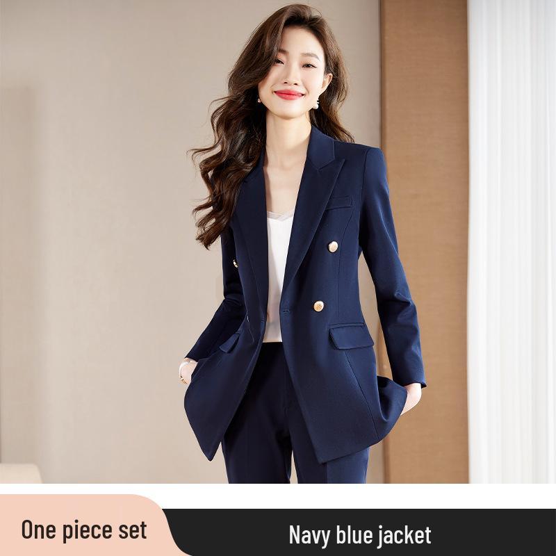 Women's 2025 High-End Professional Suit Set - Spring/Autumn Formal Wear