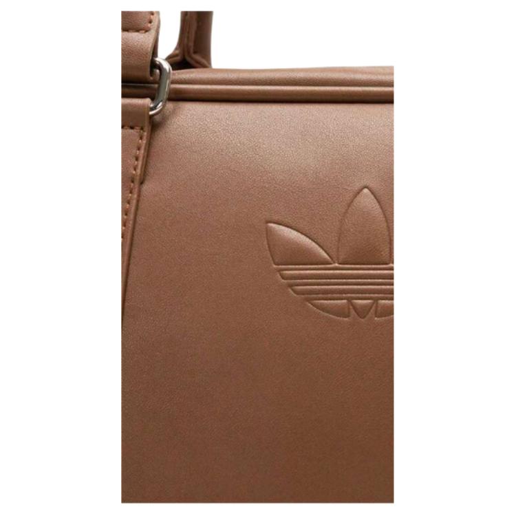 New Adidas Originals PU Briefcase, Shoulder Bag, Crossbody Bag, Handbag Women's Soft Brown KC0371