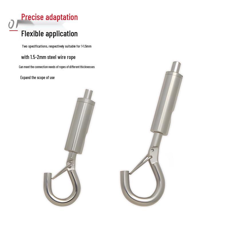 Stainless Steel Adjustable Wire Sling Hook for Art Exhibition Hanging