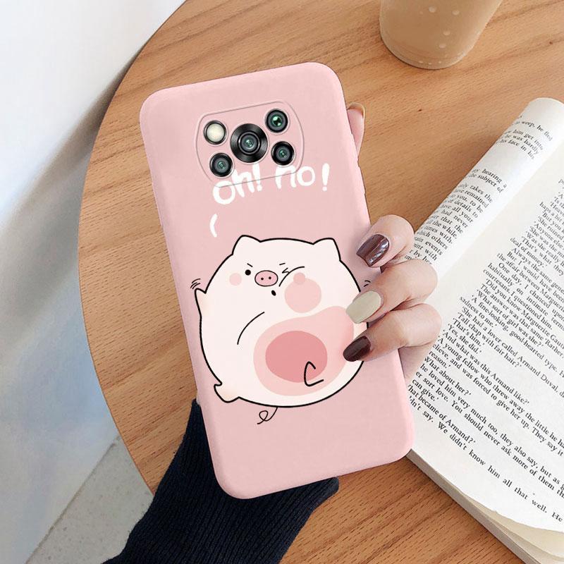 For Poco X3 Pro PocoX3 NFC Cover Cute Flower Phone Case For Xiaomi Poco X3 X 3 Fashion Dinosaur Silicone Bumper Soft TPU Coque