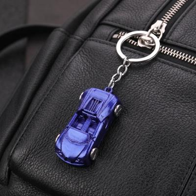 Keychain with Car Model Pendant Design Durable Alloy Car Shape Keyring Easy Carry Bag Charms for Car Fans