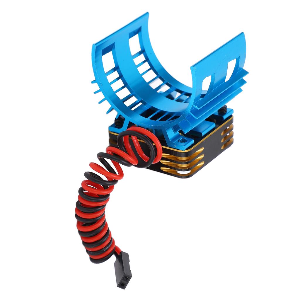 36mm Metal Motor Cooling Fan for 112 110 RC Car 540 550 560 Motor Upgrade PartsBlue
