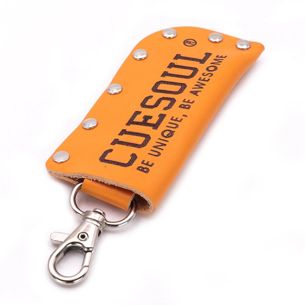 CUESOUL Mini Halsfodral, Bärbart Dartfodral för Turneringar, Gult (CSDA-GBP-4)