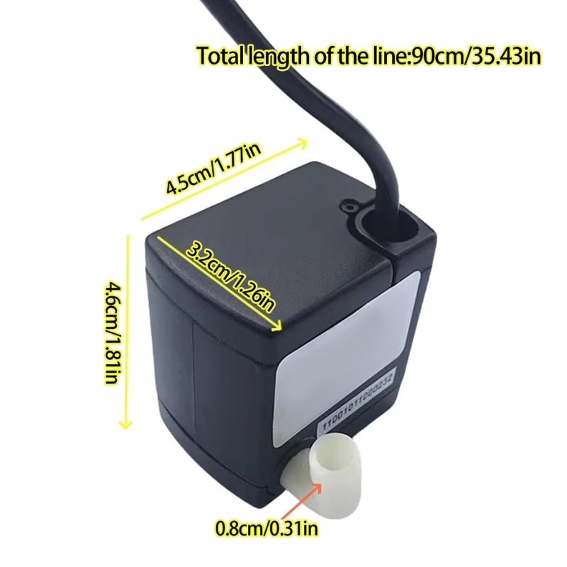 Circulation Pump Fit for Air Coolers Low Noise Corrosion Resistant Energy Saving Motor Compact Cooling System Accessory