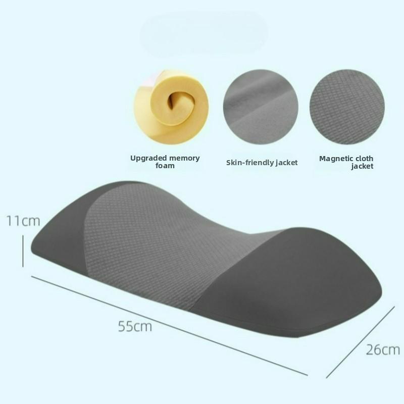 Lumbar Support Pillow for Sleeping Memory Foam Back Lumbar Support Cushion Back Support Bed Pillow Waist Supports Back Sleepers чёрный