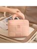 New Zipper Handbag Makeup Pouch  Daily Large Capacity Cosmetics Storage Bag  Portable Hand-held Storage Bag