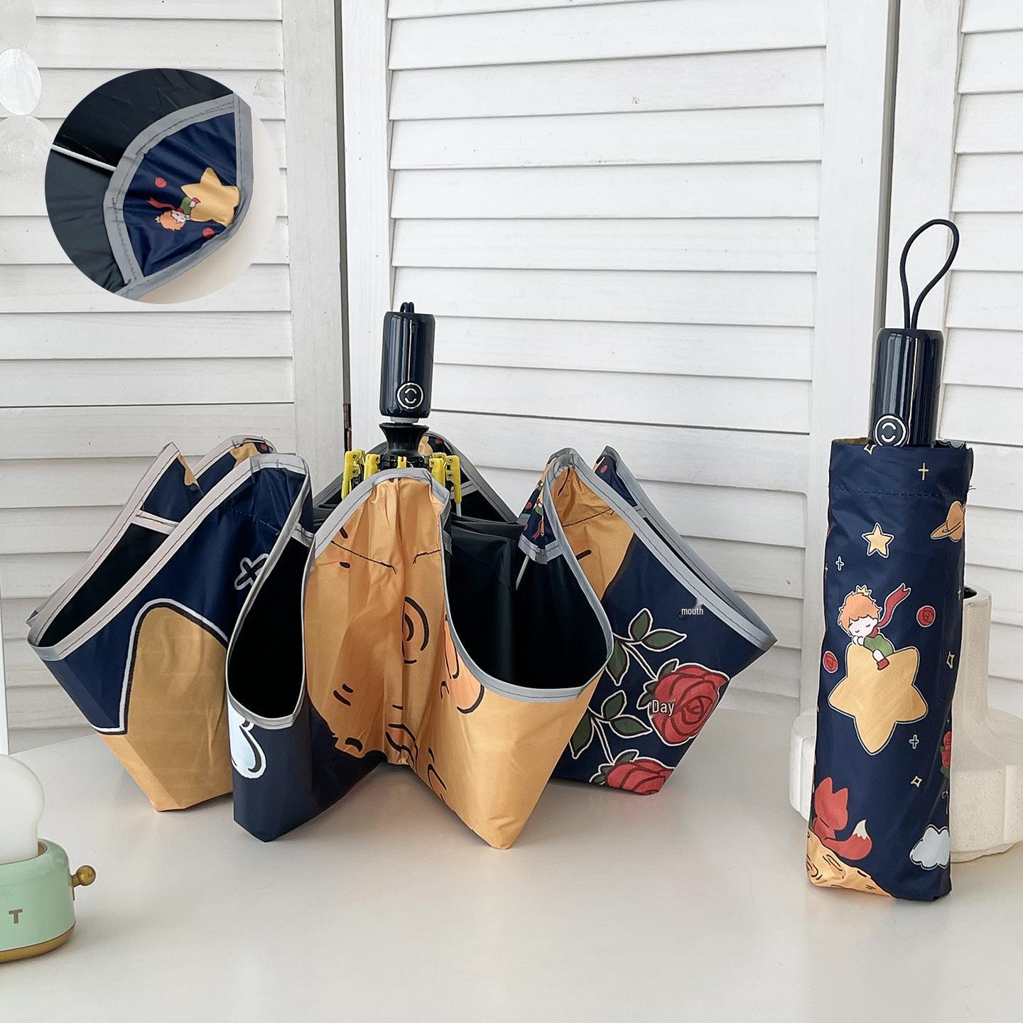 

Crispy Automatic Extra-Large UV-Proof Windproof Sunshade Umbrella for Women