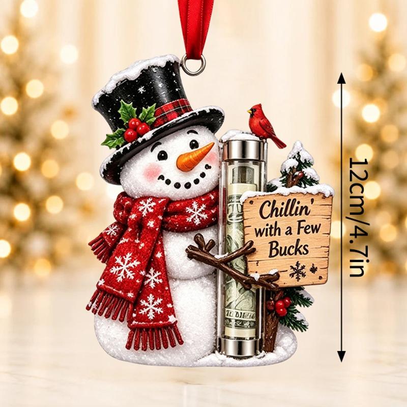 Christmas Cash Boxes Ornament Christmas Tree Money Holder Hanging Pendants Christmas New Year Money Gift Boxes Decorations
