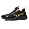Men's Shoes Spring New Breathable and Lightweight Teen Rotating Button Running Sports Casual Shoes Dad