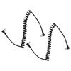 2Pcs Camera Flash Synch PC Cord Male to Male Speedlite Spring Cable Universal Type for Studio Video