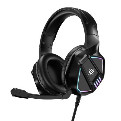 Gaming Microphone High Sound Isolation Surround 40mm Lightweight RGB Compatible with Black Headset, Wired, 3.5mm Jack, Noise-Canceling + Design,