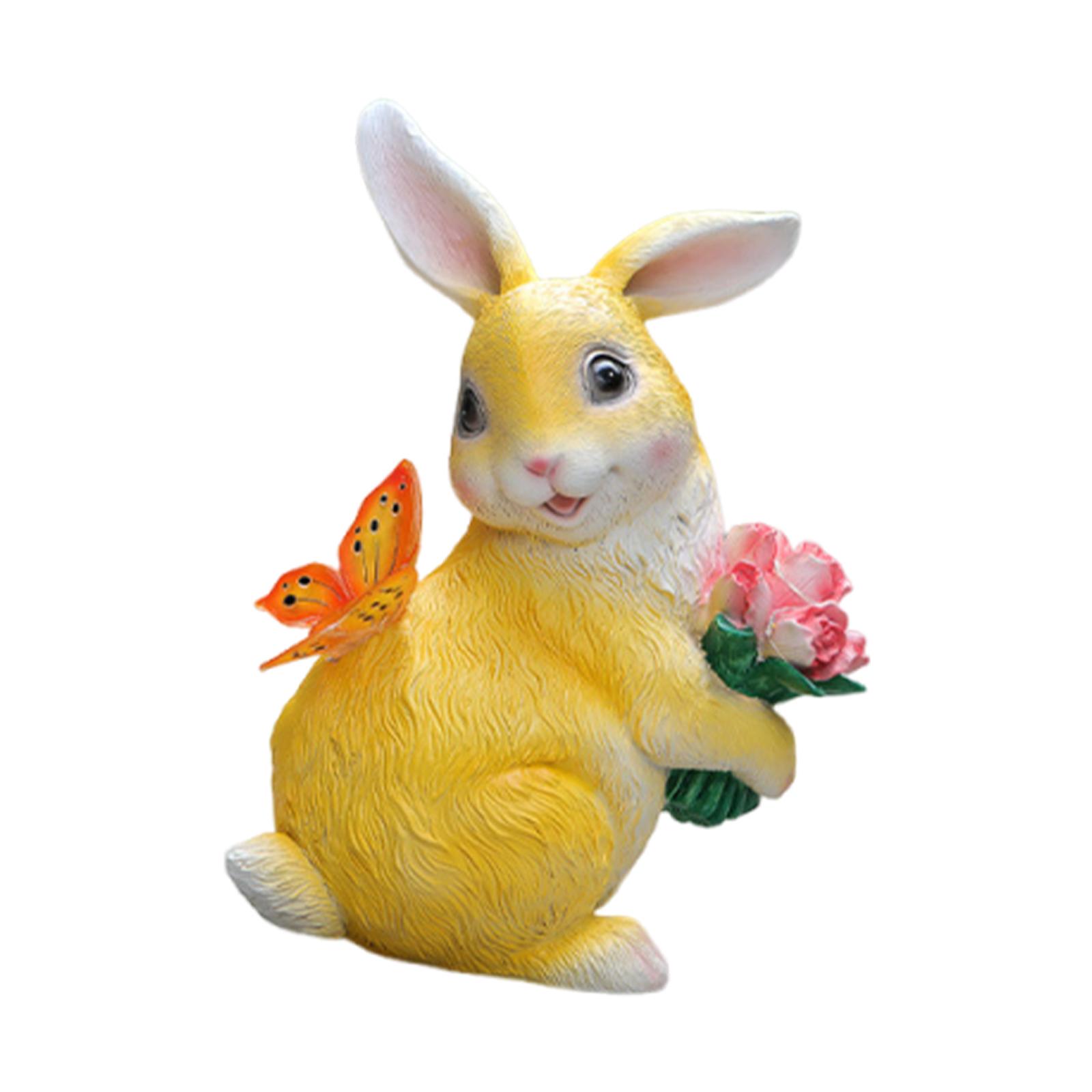 

Solar Powered Outdoor Courtyard Lamp With Garden-themed Cartoon Butterfly And Ornaments ONE SIZE жовтий