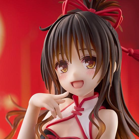 Yuki Mikan Figur - Desktop Niedlich China Kleid Ver. To Love-Ru Darkness Offiziell 13cm